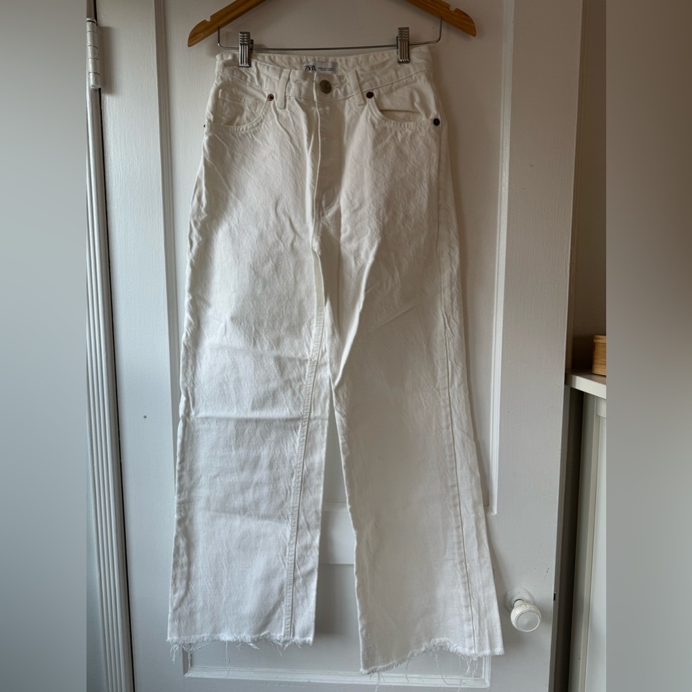 Zara White Jeans